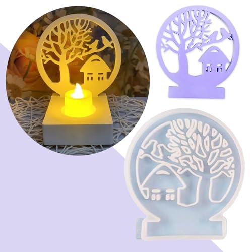 Baum des Lebens Kerzenhalter, Silikonform Kerzenhalter, Zimmerlampe, Dimmbare Kronleuchter Form, Silikonform, Baumlampe GießEn Kerzenform Set, Baum des Lebens Kreatives DIY Baum des Lebens Kerzenhalter, Silikonform Kerzenhalter, Zimmerlampe, Dimmbare Kronleuchter Form, Silikonform, Baumlampe GießEn Kerzenform Set, Baum des Lebens Kreatives DIY von VAIGU:OA
