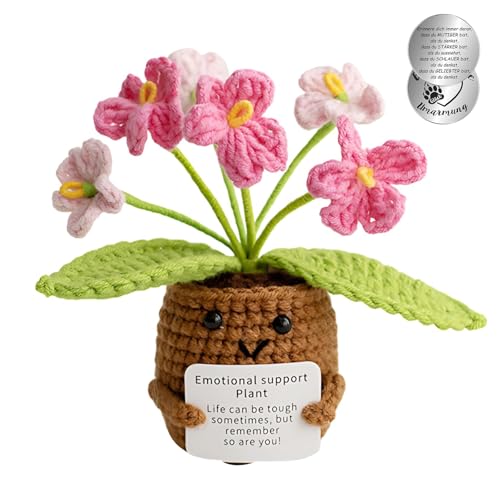 Pocket Hug Vergissmeinnicht Blumen - Emotional Support Pflanze Pocket Hug Pflanze Geschenk Positive Potato Rosa Kreative Strickwolle Puppe mit Mutmacher Umarmung Glücksbringer Lehrertag Geschenke Pocket Hug Vergissmeinnicht Blumen - Emotional Support Pflanze Pocket Hug Pflanze Geschenk Positive Potato Rosa Kreative Strickwolle Puppe mit Mutmacher Umarmung Glücksbringer Lehrertag Geschenke von VAIGU:OA