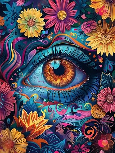VAIIEYO 5D DIY 5D Diamond Painting Auge, Diamant Painting Bilder Malerei Kits Blume Landschaft, Malen Nach Zahlen Diamant Home Wand Decor Gemälde Kreuzstich Diamond Dekoration 30x40 cm-4 VAIIEYO 5D DIY 5D Diamond Painting Auge, Diamant Painting Bilder Malerei Kits Blume Landschaft, Malen Nach Zahlen Diamant Home Wand Decor Gemälde Kreuzstich Diamond Dekoration 30x40 cm-4 von VAIIEYO