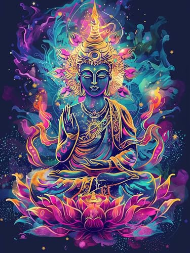 VAIIEYO 5D DIY 5D Diamond Painting Buddha, Diamant Painting Bilder Malerei Kits Religion, Malen Nach Zahlen Diamant Home Wand Decor Gemälde Kreuzstich Diamond Dekoration 30x40 cm-4 VAIIEYO 5D DIY 5D Diamond Painting Buddha, Diamant Painting Bilder Malerei Kits Religion, Malen Nach Zahlen Diamant Home Wand Decor Gemälde Kreuzstich Diamond Dekoration 30x40 cm-4 von VAIIEYO