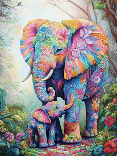 VAIIEYO 5D DIY 5D Diamond Painting Elefant, Diamant Painting Bilder Malerei Kits Tier, Malen Nach Zahlen Diamant Home Wand Decor Gemälde Kreuzstich Diamond Dekoration 30x40 cm-28 VAIIEYO 5D DIY 5D Diamond Painting Elefant, Diamant Painting Bilder Malerei Kits Tier, Malen Nach Zahlen Diamant Home Wand Decor Gemälde Kreuzstich Diamond Dekoration 30x40 cm-28 von VAIIEYO