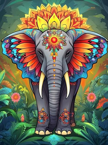 VAIIEYO 5D DIY 5D Diamond Painting Elefant, Diamant Painting Bilder Malerei Kits Tier, Malen Nach Zahlen Diamant Home Wand Decor Gemälde Kreuzstich Diamond Dekoration 30x40 cm-29 VAIIEYO 5D DIY 5D Diamond Painting Elefant, Diamant Painting Bilder Malerei Kits Tier, Malen Nach Zahlen Diamant Home Wand Decor Gemälde Kreuzstich Diamond Dekoration 30x40 cm-29 von VAIIEYO