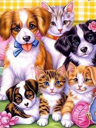 VAIIEYO 5D DIY 5D Diamond Painting Erwachsene Hund, Diamant Painting Bilder Malerei Kits Tier, Malen Nach Zahlen Diamant Home Wand Decor Gemälde Kreuzstich Diamond Dekoration 30x40 cm-22 VAIIEYO 5D DIY 5D Diamond Painting Erwachsene Hund, Diamant Painting Bilder Malerei Kits Tier, Malen Nach Zahlen Diamant Home Wand Decor Gemälde Kreuzstich Diamond Dekoration 30x40 cm-22 von VAIIEYO
