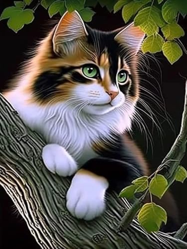 VAIIEYO 5D DIY 5D Diamond Painting Erwachsene Katze, Diamant Painting Bilder Malerei Kits Tier, Malen Nach Zahlen Diamant Home Wand Decor Gemälde Kreuzstich Diamond Dekoration 30x40 cm VAIIEYO 5D DIY 5D Diamond Painting Erwachsene Katze, Diamant Painting Bilder Malerei Kits Tier, Malen Nach Zahlen Diamant Home Wand Decor Gemälde Kreuzstich Diamond Dekoration 30x40 cm von VAIIEYO