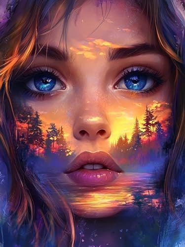 VAIIEYO 5D DIY 5D Diamond Painting Frau, Diamant Painting Bilder Malerei Kits Landschaft, Malen Nach Zahlen Diamant Home Wand Decor Gemälde Kreuzstich Diamond Dekoration 30x40 cm-31 VAIIEYO 5D DIY 5D Diamond Painting Frau, Diamant Painting Bilder Malerei Kits Landschaft, Malen Nach Zahlen Diamant Home Wand Decor Gemälde Kreuzstich Diamond Dekoration 30x40 cm-31 von VAIIEYO