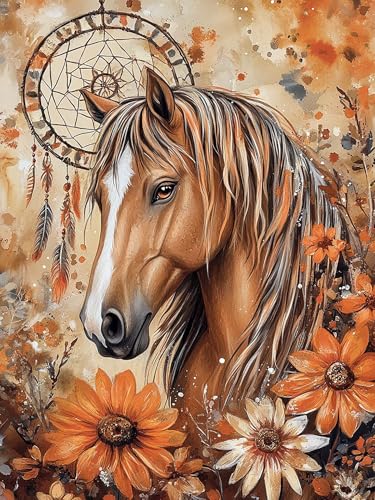 VAIIEYO 5D DIY 5D Diamond Painting Pferd, Diamant Painting Bilder Malerei Kits Tier, Malen Nach Zahlen Diamant Home Wand Decor Gemälde Kreuzstich Diamond Dekoration 30x40 cm-47 VAIIEYO 5D DIY 5D Diamond Painting Pferd, Diamant Painting Bilder Malerei Kits Tier, Malen Nach Zahlen Diamant Home Wand Decor Gemälde Kreuzstich Diamond Dekoration 30x40 cm-47 von VAIIEYO