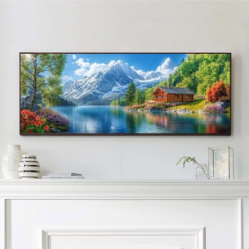 VAIIEYO 5D DIY Berge Diamond Painting Groß, Haus Diamant Painting Groß xxl Bilder Malerei Kits, Malen Nach Zahlen Diamant Home Wand Decor Gemälde Kreuzstich Diamond Dekoration 30x80cm-2 VAIIEYO 5D DIY Berge Diamond Painting Groß, Haus Diamant Painting Groß xxl Bilder Malerei Kits, Malen Nach Zahlen Diamant Home Wand Decor Gemälde Kreuzstich Diamond Dekoration 30x80cm-2 von VAIIEYO