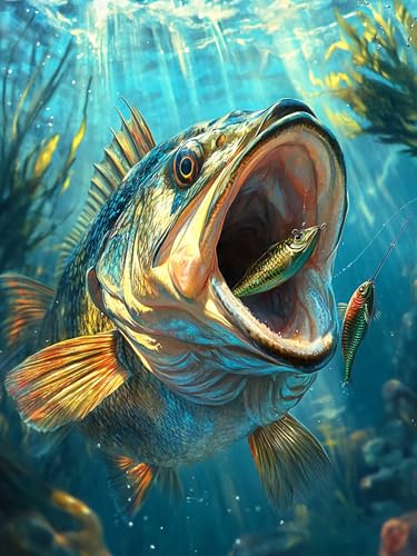 VAIIEYO 5D DIY Diamond Painting Fisch, Diamant Painting Bilder Malerei Kits Tier, Malen Nach Zahlen Diamant Home Wand Decor Gemälde Kreuzstich Diamond Dekoration 30x40 cm-73 VAIIEYO 5D DIY Diamond Painting Fisch, Diamant Painting Bilder Malerei Kits Tier, Malen Nach Zahlen Diamant Home Wand Decor Gemälde Kreuzstich Diamond Dekoration 30x40 cm-73 von VAIIEYO
