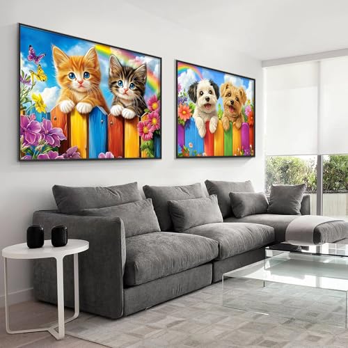 VAIIEYO 5D DIY Katze Diamond Painting, Diamant Painting Bilder Malerei Kits Hund, Malen Nach Zahlen Diamant Home Wand Decor Gemälde Kreuzstich Diamond Dekoration 30x80cm-4 VAIIEYO 5D DIY Katze Diamond Painting, Diamant Painting Bilder Malerei Kits Hund, Malen Nach Zahlen Diamant Home Wand Decor Gemälde Kreuzstich Diamond Dekoration 30x80cm-4 von VAIIEYO