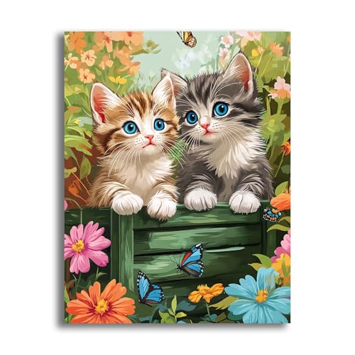 VAIIEYO 5D DIY Katze Diamond Painting, Diamant Painting Bilder Malerei Kits Tier, Malen Nach Zahlen Diamant Home Wand Decor Gemälde Kreuzstich Diamond Dekoration 30x40cm-1=64 VAIIEYO 5D DIY Katze Diamond Painting, Diamant Painting Bilder Malerei Kits Tier, Malen Nach Zahlen Diamant Home Wand Decor Gemälde Kreuzstich Diamond Dekoration 30x40cm-1=64 von VAIIEYO