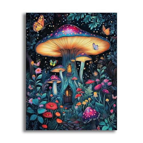 VAIIEYO 5D DIY Pilz Diamond Painting, Diamant Painting Bilder Malerei Kits Tier, Malen Nach Zahlen Diamant Home Wand Decor Gemälde Kreuzstich Diamond Dekoration 30x40cm-1=74 VAIIEYO 5D DIY Pilz Diamond Painting, Diamant Painting Bilder Malerei Kits Tier, Malen Nach Zahlen Diamant Home Wand Decor Gemälde Kreuzstich Diamond Dekoration 30x40cm-1=74 von VAIIEYO