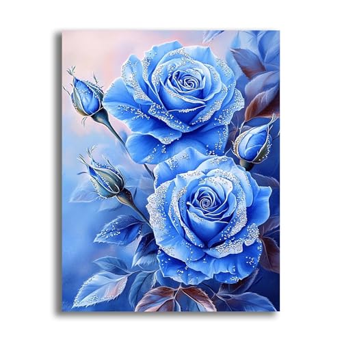 VAIIEYO 5D DIY Rose Diamond Painting, Diamant Painting Bilder Malerei Kits Blume, Malen Nach Zahlen Diamant Home Wand Decor Gemälde Kreuzstich Diamond Dekoration 30x40cm-1=70 VAIIEYO 5D DIY Rose Diamond Painting, Diamant Painting Bilder Malerei Kits Blume, Malen Nach Zahlen Diamant Home Wand Decor Gemälde Kreuzstich Diamond Dekoration 30x40cm-1=70 von VAIIEYO