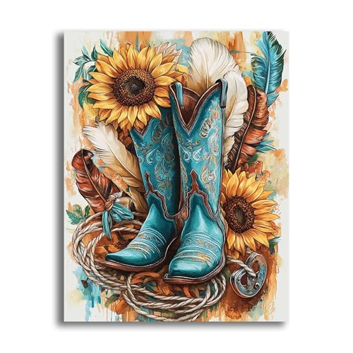 VAIIEYO 5D DIY Schuh Diamond Painting, Diamant Painting Bilder Malerei Kits Sonnenblume, Malen Nach Zahlen Diamant Home Wand Decor Gemälde Kreuzstich Diamond Dekoration 30x40cm-1=78 VAIIEYO 5D DIY Schuh Diamond Painting, Diamant Painting Bilder Malerei Kits Sonnenblume, Malen Nach Zahlen Diamant Home Wand Decor Gemälde Kreuzstich Diamond Dekoration 30x40cm-1=78 von VAIIEYO