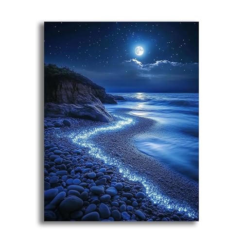 VAIIEYO 5D DIY Strand Diamond Painting, Diamant Painting Bilder Malerei Kits Wellen Landschaft, Malen Nach Zahlen Diamant Home Wand Decor Gemälde Kreuzstich Diamond Dekoration 30x40cm-1=56 VAIIEYO 5D DIY Strand Diamond Painting, Diamant Painting Bilder Malerei Kits Wellen Landschaft, Malen Nach Zahlen Diamant Home Wand Decor Gemälde Kreuzstich Diamond Dekoration 30x40cm-1=56 von VAIIEYO