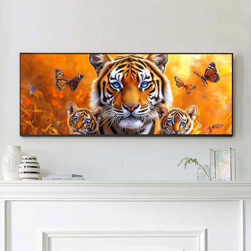 VAIIEYO 5D DIY Tiger Diamond Painting Groß, Tier Diamant Painting Groß xxl Bilder Malerei Kits, Malen Nach Zahlen Diamant Home Wand Decor Gemälde Kreuzstich Diamond Dekoration 30x80cm-4 VAIIEYO 5D DIY Tiger Diamond Painting Groß, Tier Diamant Painting Groß xxl Bilder Malerei Kits, Malen Nach Zahlen Diamant Home Wand Decor Gemälde Kreuzstich Diamond Dekoration 30x80cm-4 von VAIIEYO