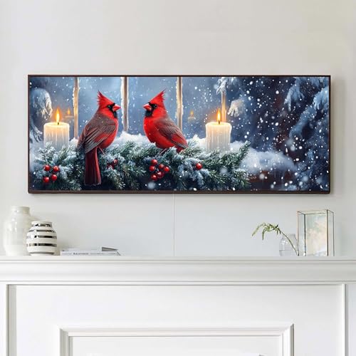 VAIIEYO 5D DIY Weihnachten Diamond Painting Groß, Kardinalvogel Diamant Painting Groß xxl Bilder Malerei Kits,Malen Nach Zahlen Diamant Home Wand Decor Gemälde Kreuzstich Diamond Dekoration 30x80cm-1 VAIIEYO 5D DIY Weihnachten Diamond Painting Groß, Kardinalvogel Diamant Painting Groß xxl Bilder Malerei Kits,Malen Nach Zahlen Diamant Home Wand Decor Gemälde Kreuzstich Diamond Dekoration 30x80cm-1 von VAIIEYO