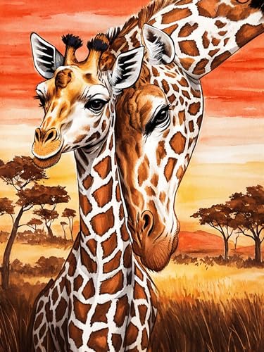 VAIIEYO DIY 5D Diamond Painting Giraffe, Diamant Painting Bilder Malerei Kits Tier, Malen Nach Zahlen Diamant Home Wand Decor Gemälde Kreuzstich Diamond Dekoration 30x40 cm VAIIEYO DIY 5D Diamond Painting Giraffe, Diamant Painting Bilder Malerei Kits Tier, Malen Nach Zahlen Diamant Home Wand Decor Gemälde Kreuzstich Diamond Dekoration 30x40 cm von VAIIEYO