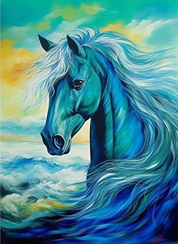 VAIIEYO DIY 5D Diamond Painting Pferd, Diamant Painting Bilder Malerei Kits Tier, Malen Nach Zahlen Diamant Home Wand Decor Gemälde Kreuzstich Diamond Dekoration 30x40 cm VAIIEYO DIY 5D Diamond Painting Pferd, Diamant Painting Bilder Malerei Kits Tier, Malen Nach Zahlen Diamant Home Wand Decor Gemälde Kreuzstich Diamond Dekoration 30x40 cm von VAIIEYO