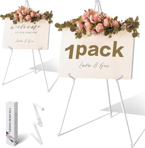 VAIIGO Verstellbare Staffelei, Künstler Staffelei 168 cm Höhe Metall Poster Staffelei, zusammenklappbare Stativ Staffelei für Kunstdisplays, Skizzieren, Malen, Poster Aktivitäten usw(Weiß, 1 Packung) VAIIGO Verstellbare Staffelei, Künstler Staffelei 168 cm Höhe Metall Poster Staffelei, zusammenklappbare Stativ Staffelei für Kunstdisplays, Skizzieren, Malen, Poster Aktivitäten usw(Weiß, 1 Packung) von VAIIGO