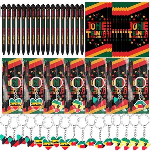 VAIPI 24 Sets Juneteenth Party Favors Gifts Bulk Juneteenth Dekorationen enthalten einziehbaren inspirierenden Kugelschreiber, Lesezeichen und Schlüsselanhänger 19. Juni Freedom Day African Party VAIPI 24 Sets Juneteenth Party Favors Gifts Bulk Juneteenth Dekorationen enthalten einziehbaren inspirierenden Kugelschreiber, Lesezeichen und Schlüsselanhänger 19. Juni Freedom Day African Party von VAIPI