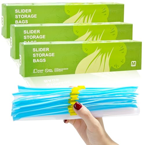 VAKOWOO 60 Stück Gefrierbeutel, 1 l zipper beutel, Gefrierbeutel mit Reißverschluss, Gefrierbeutel Wiederverwendbar mit Erweiterbarer Boden, Frischhaltebeutel für Obst, Gemüse, Fleisch, Getreide VAKOWOO 60 Stück Gefrierbeutel, 1 l zipper beutel, Gefrierbeutel mit Reißverschluss, Gefrierbeutel Wiederverwendbar mit Erweiterbarer Boden, Frischhaltebeutel für Obst, Gemüse, Fleisch, Getreide von VAKOWOO