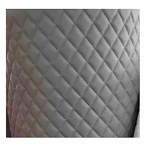 Kunstleder Gesteppt Meterware Polsterstoff Möbelstoff Gesteppt Kaschiert Leder Polsterstoff Stoff Kunstleder Polsterstoff Bezugsstoff Lederoptik Als Polster-Stoff/Sitzbezug für Den Innen(Size:1.6X1m) von VAKUUM