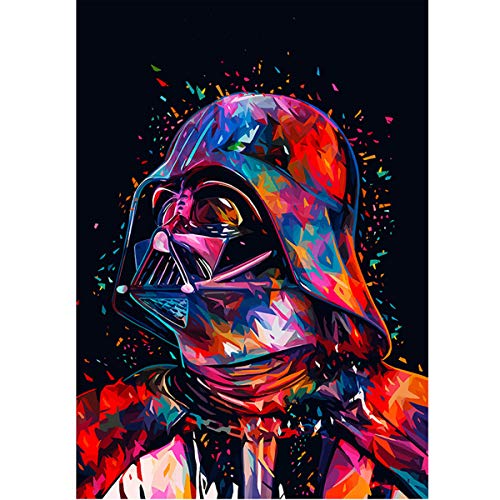 VAKUUM 5D DIY Diamond Painting by Numbers Kit Fameless Rhinestone Embroidery Pictures for Home Decoration - Darth Vader, 30 * 40cm5D331m VAKUUM 5D DIY Diamond Painting by Numbers Kit Fameless Rhinestone Embroidery Pictures for Home Decoration - Darth Vader, 30 * 40cm5D331m von VAKUUM