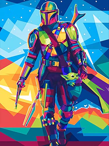 VAKUUM Diamond Painting Kits for Adults 5D Mandalorian Diamond Art DIY Cross Stitch Kit for Beginners with Pattern Home Decor 30 * 40cm5D298m VAKUUM Diamond Painting Kits for Adults 5D Mandalorian Diamond Art DIY Cross Stitch Kit for Beginners with Pattern Home Decor 30 * 40cm5D298m von VAKUUM