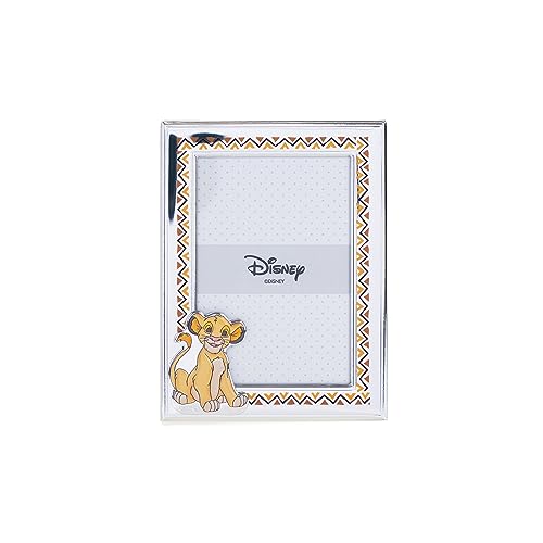 VALENTI & CO. Disney Baby – König der Löwen Simba – Bilderrahmen aus Silber für Kinder, Geschenkidee für Taufe, Geburt oder Geburtstag (9 x 13 cm) von VALENTI & CO.