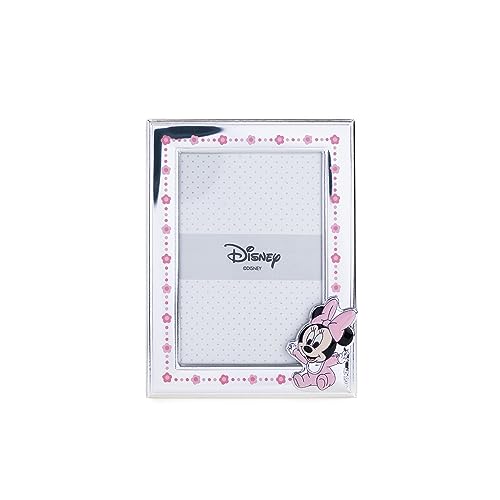 VALENTI & CO. Disney Baby - Minnie - Bilderrahmen in Silber für Kinder, Geschenkidee für Taufe, Geburt oder Geburtstag (9x13 cm) von VALENTI & CO.