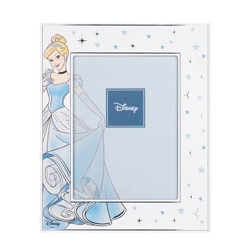 VALENTI & CO. - Disney Princess Aschenputtel - Holzrahmen 13 x 18 cm - Tischbilderrahmen mit Details aus Silber - Geschenkidee Geburt Mädchen oder Taufgeschenk - Bilderrahmen für Kinderzimmer Mädchen VALENTI & CO. - Disney Princess Aschenputtel - Holzrahmen 13 x 18 cm - Tischbilderrahmen mit Details aus Silber - Geschenkidee Geburt Mädchen oder Taufgeschenk - Bilderrahmen für Kinderzimmer Mädchen von VALENTI & CO.