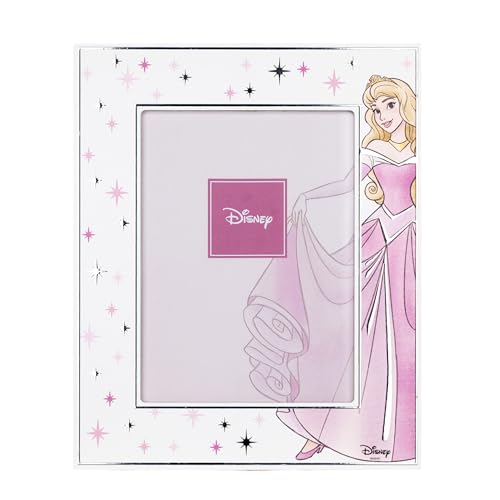 VALENTI & CO. - Disney Princess Aurora - Holzrahmen 13 x 18 cm - Tisch-Bilderrahmen mit Details aus Silber - Geschenkidee Geburt Mädchen oder Taufgeschenk - Bilderrahmen für Kinderzimmer Mädchen VALENTI & CO. - Disney Princess Aurora - Holzrahmen 13 x 18 cm - Tisch-Bilderrahmen mit Details aus Silber - Geschenkidee Geburt Mädchen oder Taufgeschenk - Bilderrahmen für Kinderzimmer Mädchen von VALENTI & CO.