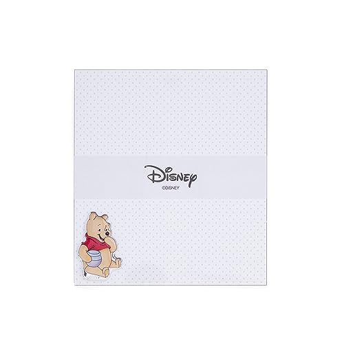 Valenti&Co – Disney Baby – Winnie Puuh Bilderrahmen aus Plexiglas mit silberfarbenen Applikationen in 3D-Farben, ideal als Dekoration für Kinderzimmer (20 x 18 cm) von VALENTI & CO.