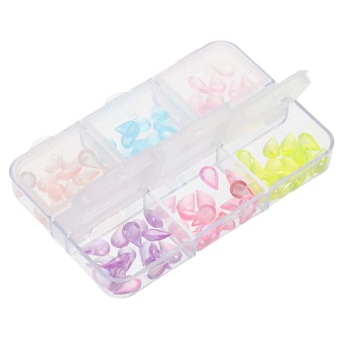 VALICLUD 1 Box Nail Art Diamantschmuck DIY Nagelmaterialien Nail Art Strasssteine ​​Luxuriöse Nagelanhänger Kristall Nail Art Winzige Nagelsteine ​​Bunte Nagel Strasssteine ​​Nageljuwelen von VALICLUD
