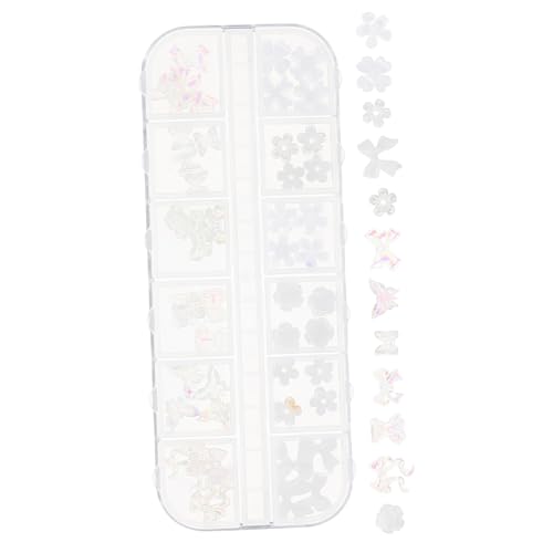 VALICLUD 1 Karton Teiliges Manicure Supplies Blumen und Schleifen Charms Bunte DIY Nail Art Dekorationen aus Robustem Harz Einfach Anzuwenden für Natürliche und Künstliche Nägel Kreativ VALICLUD 1 Karton Teiliges Manicure Supplies Blumen und Schleifen Charms Bunte DIY Nail Art Dekorationen aus Robustem Harz Einfach Anzuwenden für Natürliche und Künstliche Nägel Kreativ von VALICLUD