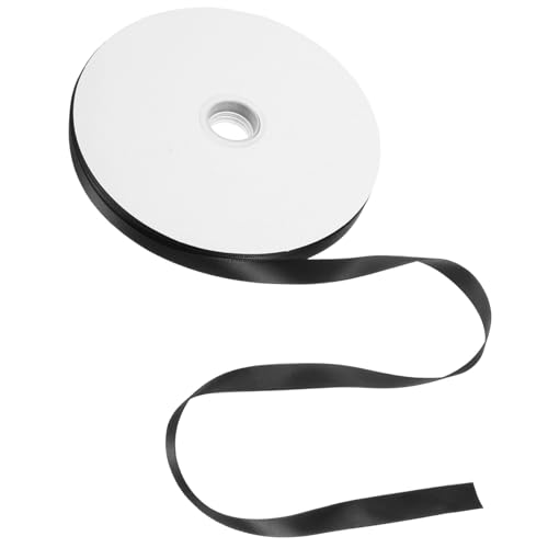 VALICLUD 1 Rolle Bogenband Dünn Weiß Bänder Blumen- Geschenkband Wickelband Verpackungsband Band Für Blumenverpackung Blumenband Band Zum Verpacken Von Blumensträußen Schwarz Polyester VALICLUD 1 Rolle Bogenband Dünn Weiß Bänder Blumen- Geschenkband Wickelband Verpackungsband Band Für Blumenverpackung Blumenband Band Zum Verpacken Von Blumensträußen Schwarz Polyester von VALICLUD