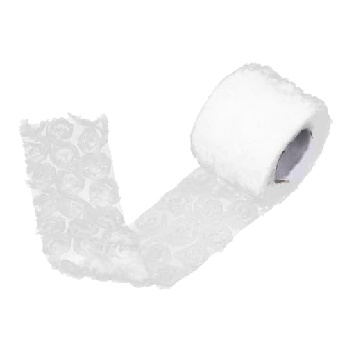 VALICLUD 1 Rolle Buntes Rosen-Sticknetz Spitze Stoff Aufnäher floral aufnähen DIY Nähhandwerk selber machen Materialien zur Kleiderherstellung Stickerei trimmen Bastelgaze Nähband Weiß VALICLUD 1 Rolle Buntes Rosen-Sticknetz Spitze Stoff Aufnäher floral aufnähen DIY Nähhandwerk selber machen Materialien zur Kleiderherstellung Stickerei trimmen Bastelgaze Nähband Weiß von VALICLUD