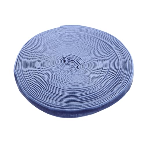 VALICLUD 1 Rolle Geschenkband Aus Flanell Bandriemen Verschiedene Bänder Zum Basteln Farbiges Band Dünnes Band Zum Basteln Partyband Bänder Für Handwerk Polyester Navy von VALICLUD