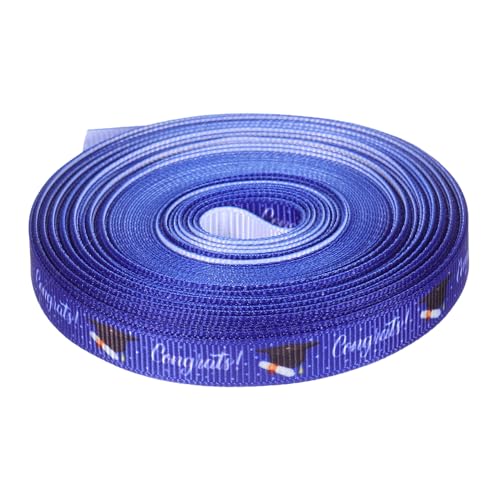 VALICLUD 1 Rolle Geschenkband Zur Abschlusssaison Drahtband Absolventenband Abschlussfeier Abschlusssaisonband Breites Band Abschlussband Krawatte Abschlussband Band Aus von VALICLUD