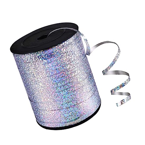 VALICLUD 1 Rolle Metallic Curling Ballonband Dekorative Geschenkband für Party Hochzeit Basteln und Diy Dekoration Glänzendes Satinband für Luftballons und VALICLUD 1 Rolle Metallic Curling Ballonband Dekorative Geschenkband für Party Hochzeit Basteln und Diy Dekoration Glänzendes Satinband für Luftballons und von VALICLUD