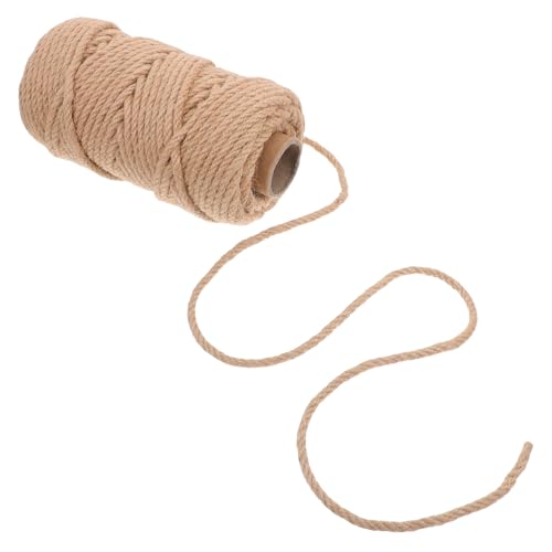 VALICLUD 1 Rolle Natürliches Juteseil: 0,23" X 164ft Juteschnur Zum Basteln – Dickes Handgewebtes Seil Zum Basteln – Webschnur Zum Herstellen Von Kratzbäumen Für Katzen VALICLUD 1 Rolle Natürliches Juteseil: 0,23" X 164ft Juteschnur Zum Basteln – Dickes Handgewebtes Seil Zum Basteln – Webschnur Zum Herstellen Von Kratzbäumen Für Katzen von VALICLUD