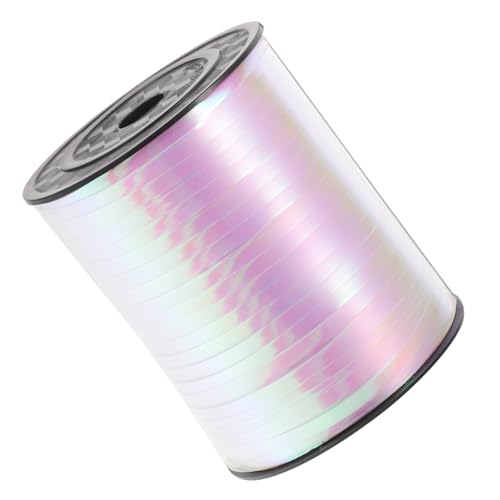 VALICLUD 1 Rolle Regenbogenband breites Band zum Einwickeln Neon pastellfarbene Regenbogen-Partydekorationen bunt Band für Wickelband Verpackungsband Party-Geschenkband pp von VALICLUD