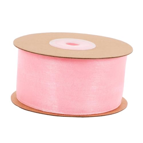 VALICLUD 1 Rolle Schneegarnband Organza Tüllbänder Feiertagsbänder Bogen Tüllband geschenkband Partydekoration bastelmaterial hochzeit dekoration Fransenbänder Schleife schier Chiffon Rosa VALICLUD 1 Rolle Schneegarnband Organza Tüllbänder Feiertagsbänder Bogen Tüllband geschenkband Partydekoration bastelmaterial hochzeit dekoration Fransenbänder Schleife schier Chiffon Rosa von VALICLUD