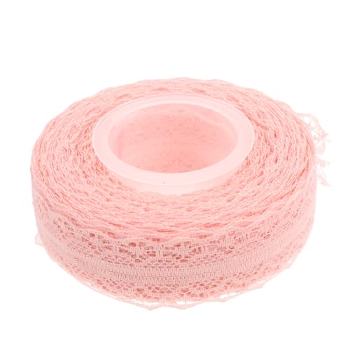 VALICLUD 1 Rolle Spitzen Band Spitzenband Selber Machen Eleganter Zierbesatz Spitzenband-masse Dekoratives Band Bänder Für Handwerk Spitzenbänder Zum Basteln Bandspitze Rosa VALICLUD 1 Rolle Spitzen Band Spitzenband Selber Machen Eleganter Zierbesatz Spitzenband-masse Dekoratives Band Bänder Für Handwerk Spitzenbänder Zum Basteln Bandspitze Rosa von VALICLUD