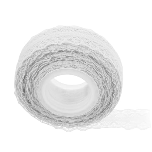 VALICLUD 1 Rolle Spitzen band Spitzenbänder zum Basteln Bänder für Handwerk Spitzenband selber machen Band für DIY Eleganter Zierbesatz Band für Spitzenbesatz selber machen Weiß VALICLUD 1 Rolle Spitzen band Spitzenbänder zum Basteln Bänder für Handwerk Spitzenband selber machen Band für DIY Eleganter Zierbesatz Band für Spitzenbesatz selber machen Weiß von VALICLUD