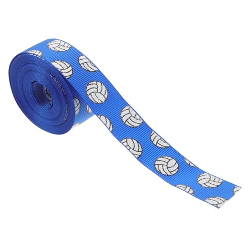 VALICLUD 1 Rolle Volleyball Ribbons für Bastelarbeiten Sportbänder für Karten Partydekorationen und Diy Projekte von VALICLUD