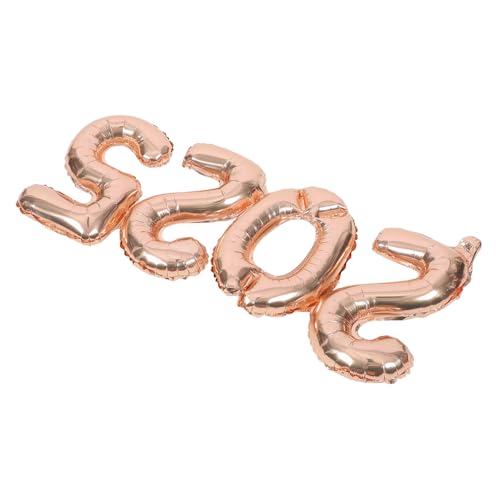 VALICLUD 1 Satz 2025 Ballon 2025 Nummer 2025 Luftballons Rosa Zahlenballons Vorabend Festival Urlaub Klare Luftballons Minze Ballons Erste Abschluss Blau Groß Für Aluminiumfolie Rose Gold von VALICLUD