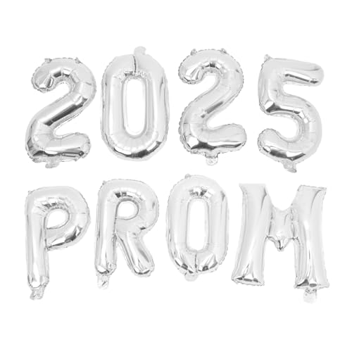 VALICLUD 1 Satz Abschluss Ballon 2025 Partydekorationen Nummer Ballon Festival party dekoration abschlussfeier Abschlussdekorationen Abschlussdekorationsballons Aluminiumfolie Silver VALICLUD 1 Satz Abschluss Ballon 2025 Partydekorationen Nummer Ballon Festival party dekoration abschlussfeier Abschlussdekorationen Abschlussdekorationsballons Aluminiumfolie Silver von VALICLUD