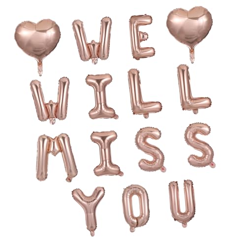 VALICLUD 1 Satz Abschlussfeier Ballons Dekoration We Will Herzballon Set Rosen Gold Buchstaben Herz Party Deko für Abschiedsfeiern Hochzeiten Valentinstag VALICLUD 1 Satz Abschlussfeier Ballons Dekoration We Will Herzballon Set Rosen Gold Buchstaben Herz Party Deko für Abschiedsfeiern Hochzeiten Valentinstag von VALICLUD