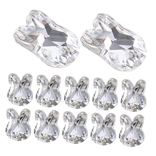 VALICLUD 1 Satz Dekorations Zubehör Mit Niedlichem Kaninchen Design Glitzernde Nail Art Strassornamente Für Maniküren Im Nagelstudio Für Hause 20 Stück VALICLUD 1 Satz Dekorations Zubehör Mit Niedlichem Kaninchen Design Glitzernde Nail Art Strassornamente Für Maniküren Im Nagelstudio Für Hause 20 Stück von VALICLUD